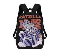 sinyumoney Kaiju Ratzilla Monster Mochilas Para Niños Mochilas Escolares Mochila Escolar Para Niños Impresa En 3D Mochilas De Viaje De Moda Para Niños De Primaria Y Secundaria 17inch