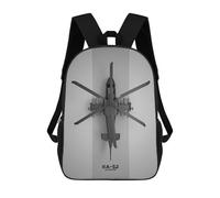 sinyumoney Kamov Ka52 Alligator Mochilas Escolares Mochila Escolar Ligera Mochila De Día Mochila Para Libros Para La Universidad Para Hombres/mujeres 17inch