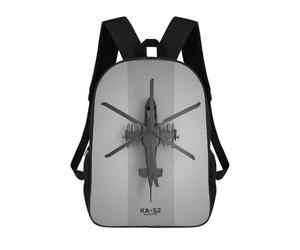 sinyumoney Kamov Ka52 Alligator Mochilas Escolares Mochila Escolar Ligera Mochila De Día Mochila Para Libros Para La Universidad Para Hombres/mujeres 17inch