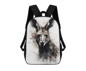 sinyumoney Kangaroo Beauty Mochila Escolar Resistente Al Agua - Perfecta Para Viajes, Trabajo Y Uso Diario 17inch