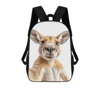 sinyumoney Kangaroo Selfie Mochila Escolar Infantil De Moda Informal Mochilas Infantiles Impresas En 3D Mochila Grande Para Niño 17inch
