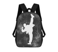 sinyumoney Karate 3 Mochila Escolar Para Niñas 17inch Mochila Informal Ligera Para Niños Y Niñas, Ideal Para Estudiantes De Secundaria