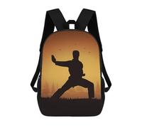 sinyumoney Karate 5 Mochila Infantil, Mochila Escolar Para Niños Y Adolescentes, Mochila De Viaje, Mochila Escolar, Mochila Para Libros 17inch