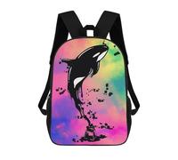 sinyumoney Killer Whale Mochilas Infantiles Impresas En 3D, Mochilas De Moda Informales, Mochilas De Viaje Bonitas, Mochilas Informales Para Exteriores Para Niños Y Niñas 17inch