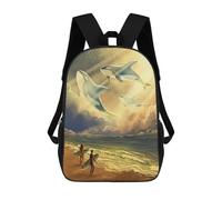 sinyumoney Killer Whales Mochila Escolar Mochilas Escolares Para Niñas Y Niños Mochila Con Bolsillo Mochila Escolar De Moda Para Niños 17inch