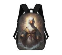 sinyumoney King Duck Mochila Infantil, Mochila Escolar De Gran Capacidad Para Estudiantes, Mochila Para Libros, Mochila Para Niños, Niñas, Adultos Y Adolescentes 17inch
