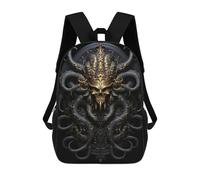 sinyumoney King Kraken Art Deco Mochilas Escolares, De Viaje Y Universitarias Para La Escuela/trabajo/viajes 17inch