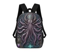 sinyumoney King Mythological Cthulhu Mochilas Impresas En 3D Para Niños 17inch Mochilas De Moda Informales Para El Día A Día, Bolsas De Viaje, Mochilas Informales Para Exteriores Para Niños Y Niñas