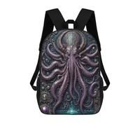 sinyumoney King Mythological Cthulhu Mochilas Para Niños Y Estudiantes, Mochilas Escolares Impresas En 3D, Mochilas Para Estudiantes De Primaria Y Secundaria, Mochilas Para Niños Y Niñas 17inch