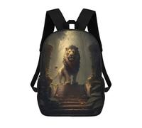 sinyumoney King of Firelands Mochilas Infantiles Impresas En 3D Para Niños, Mochilas Escolares De Moda, Mochilas De Viaje, Mochilas Escolares Para Niños De Primaria 17inch