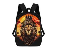 sinyumoney King of The Desert Sunset Mochila Escolar Infantil De Moda Informal Mochilas Infantiles Impresas En 3D Mochila Grande Para Niño 17inch