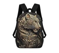 sinyumoney King Predator Tiger Mochila Escolar Impresa En 3D 17inch Mochilas De Moda Para Niños, Mochilas Escolares Para Niños De Primaria Y Secundaria