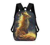 sinyumoney Kitsune Fox Colorfull 17inch Mochila Escolar Impresa En 3D Para Niños, Mochila Escolar Informal De Moda, Mochilas De Viaje Para Niños Y Estudiantes.