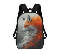 sinyumoney Kitsune Red Fox Mochila Escolar Infantil, Mochilas Impresas En 3D, Mochilas Escolares De Moda Para Niños De Primaria Y Secundaria 17inch
