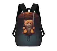 sinyumoney Kitten Mochila Escolar Mochila Para Niñas Y Niños Mochilas De Gran Capacidad Mochilas Ligeras Para Niños Y Estudiantes 17inch