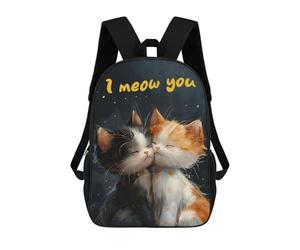 sinyumoney Kitty Love Mochila Ligera Para La Escuela, Mochila Escolar, Mochila Para La Universidad Para Niñas Y Adolescentes 17inch