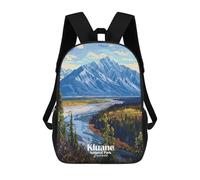sinyumoney Kluane National Park Canada Landscape Mochila Escolar Infantil Impresa En 3D Para Niños, Mochilas De Viaje, Bolsas Para Libros, Mochila Escolar Infantil 17inch