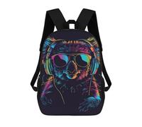 sinyumoney Koala Headphones Sunglasses Art Print Mochila Escolar Infantil De 17 Pulgadas Con Estampado 3D, Mochila Moderna Para Niños, Mochilas De Viaje, Bolsas Para Libros, Mochila Escolar Infantil
