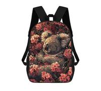 sinyumoney Koala in Blossom Mochila Escolar, Mochila Informal, Mochila De Día, Mochila Escolar, De Trabajo, De Viaje Para Niñas, Adolescentes 17inch