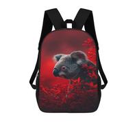 sinyumoney Koala in Red Berries-1 Mochila Escolar De Moda, Mochila Para Material Escolar, Mochila Impermeable Informal Para Hombres/mujeres 17inch
