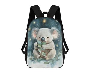 sinyumoney Koala Under The Stars Mochila Impermeable Para Ordenador Portátil Para Niños/niñas/adolescentes 17inch