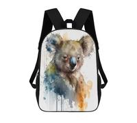 sinyumoney Koala Watercolor Design Mochila Escolar Infantil Impresa En 3D, Mochila Informal De Moda Para Niños, Mochila De Viaje De Alta Capacidad Para Libros Para Niños 17inch