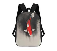 sinyumoney Koi Fish Painting Mochila Infantil Para Niñas, Mochila Escolar 3D, Mochila Para Niños Pequeños, Mochila Informal De Día, Mochila Escolar De Moda 17inch