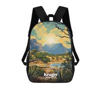 sinyumoney Kruger National Park South Africa Mochila Escolar Para Niñas Y Niños, Mochilas De Gran Capacidad, Mochilas Ligeras Para Niños Y Estudiantes 17inch