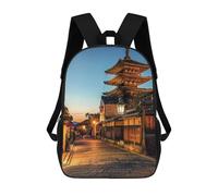 sinyumoney Kyoto At Dusk Mochila Escolar Resistente Al Agua, Mochila De Viaje, Bolsa Para Computadora Para Campus, Viajes Al Aire Libre, Deportes 17inch