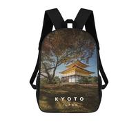 sinyumoney Kyoto Golden Pavilion Mochila Escolar Infantil Impresa En 3D Mochila De Viaje De Alta Capacidad Bolsas Para Libros Mochila Infantil 17inch