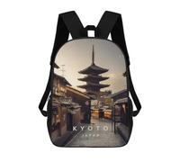 sinyumoney Kyoto Japan Mochila Escolar Impresa En 3D Para Niños Mochilas De Viaje De Alta Capacidad Bolsas Para Libros Mochila Escolar Para Niños Mochila 17inch