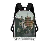 sinyumoney Kyoto Japan Mochila Infantil, Mochila Escolar Para Niños Y Adolescentes, Mochila De Viaje, Mochila Escolar, Mochila Para Libros 17inch