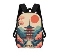 sinyumoney Kyoto Japan Travel Mochila Escolar Mochilas Escolares Para Niñas Y Niños Mochila Con Bolsillo Mochila Escolar De Moda Para Niños 17inch