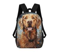 sinyumoney Labrador Digital Art Mochila Infantil De Moda Divertida Mochila Escolar Para Niños Y Adolescentes Con Impresión 3D Para Niños 17inch