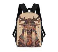 Sinyumoney Labrador Retreiver In Armor Mochilas Escolares Para Niños, Bolsa De Escuela Impresa En 3D Para Niños, Estudiantes De Primaria Y Colegio, Druid Girl, 17"