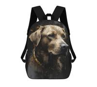 sinyumoney Labrador Retriever Dog Mochila, Mochila Infantil, Mochila Escolar Para Estudiantes, Mochila Para Libros, Mochila Escolar Impresa En 3D Para Niños Y Niñas 17inch