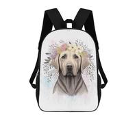 sinyumoney Labrador Retriever Flower Mochila Escolar, Mochila Para Portátil, Mochila Para Adolescentes, Niñas, Niños, Mujeres Y Hombres 17inch