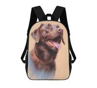 sinyumoney Labrador Retriever Sketch Mochila Escolar Para Niños Mochila Escolar Impresa En 3D Mochila Escolar De Moda Para Niños De Primaria Y Secundaria 17inch