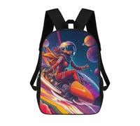 sinyumoney Lady Race Mochila Escolar Infantil Impresa En 3D Para Niños, Mochila De Viaje De Alta Capacidad, Bolsas Para Libros, Mochila Escolar Infantil 17inch