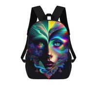 sinyumoney Lady Surreal 02 Mochilas Escolares Secundarias Informales Para Viajes. Mochilas Escolares Para La Escuela/trabajo/viajes. 17inch