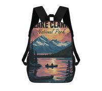 sinyumoney Lake Clark National Park Mochila Infantil, Mochila Escolar Impresa En 3D, Mochila Para Niños Y Niñas, Mochila Escolar Ajustable Para La Escuela Primaria 17inch