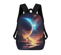 sinyumoney Lake Of Planet Landscape Mochila Escolar, Mochila De Viaje Para La Universidad, Mochilas Para Acampar, Aventuras Al Aire Libre Y Viajes Diarios 17inch