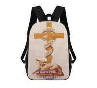 sinyumoney Lamb of God Mochilas Para Niños Mochila Escolar Mochila Escolar Impresa En 3D Mochilas Escolares De Moda Para Niños De Primaria Y Secundaria 17inch