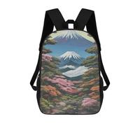 sinyumoney Landscapes Japanese Style Mochila Escolar Para Niños Con Impresión 3D, Mochila Moderna Para Niños Y Niñas, Mochila Informal Para Estudiantes. 17inch