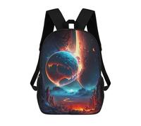 sinyumoney Lava Planet Cosmos Mochila Escolar Ligera Para Aeropuerto, Estudiantes Universitarios, Mochila Para Adolescentes, Chicas, Chicos, Mujeres Y Hombres 17inch