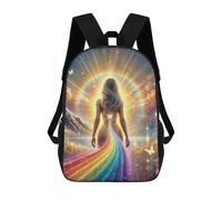 sinyumoney Leading The Rainbow Mochila Escolar Resistente Al Agua, Mochila De Viaje, Bolsa Para Computadora Para Niñas, Niños Y Adolescentes 17inch