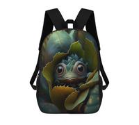 sinyumoney Leafy Creature in Shadows Mochila Infantil Para Niñas, Mochila Escolar 3D, Mochila Para Niños Pequeños, Mochila Informal De Día, Mochila Escolar De Moda 17inch