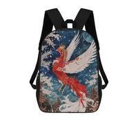 sinyumoney Legend Phoenix Japan Mochila Impresa En 3D Para Niños, Mochila Escolar, Mochilas De Viaje Para Niños, Bolsas De Libros De Alta Capacidad, Mochila Infantil 17inch