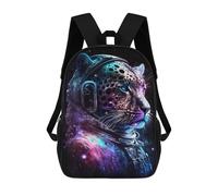 sinyumoney Leopard Astronaut in Space Mochilas Infantiles Mochila Escolar Impresa En 3D Para Niños Mochilas De Viaje Bolsas Para Libros Para Niños 17inch Mochila Escolar
