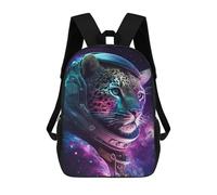 sinyumoney Leopard Astronaut Space Suit-2 Mochila Escolar De 17 Pulgadas Impresa En 3D Mochilas Infantiles Mochila Genial Impresa En 3D Para Niños De Primaria Y Secundaria